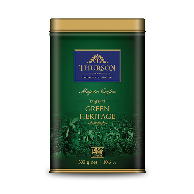 Té de hoja grande de Ceilán Herencia Verde (GT) 300g