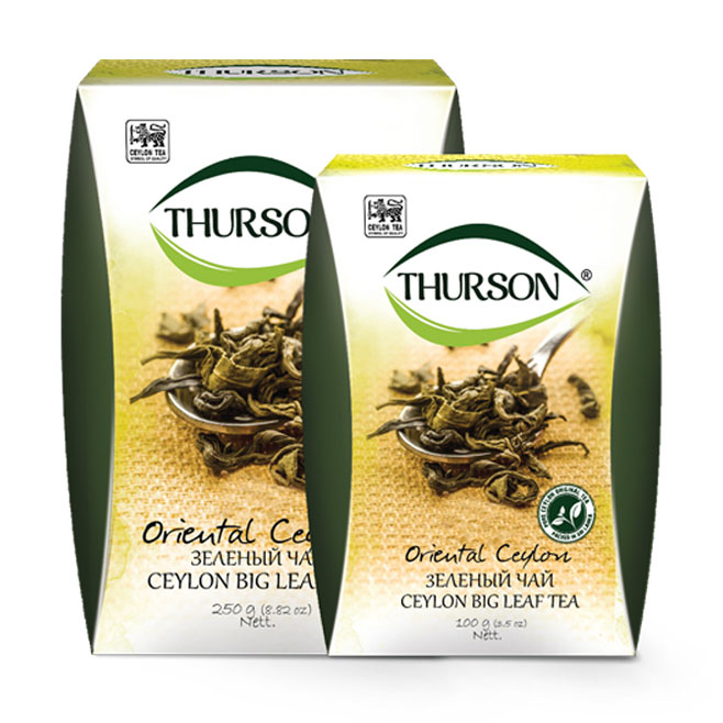 Té verde oriental de Ceilán Big Leaf Tea 100g / 250g