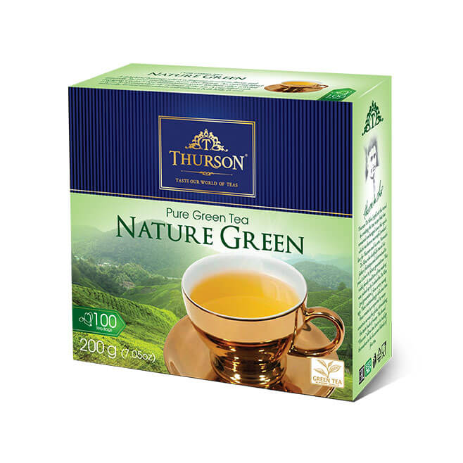 Зеленый чай Natural Green - 100 чайных пакетиков
