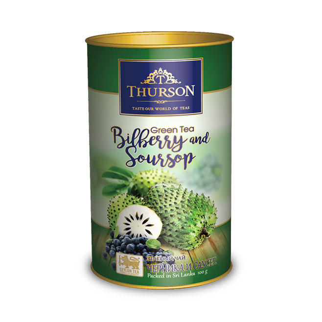 Ceylon Green Tea with Billbery & Soursop 100g