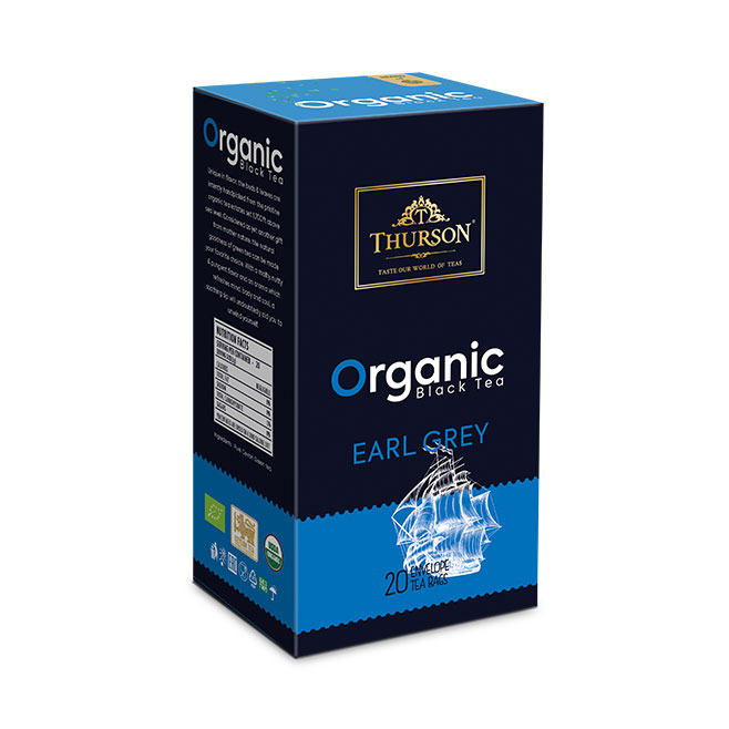 Organiczna czarna herbata Earl Grey 20 kopert