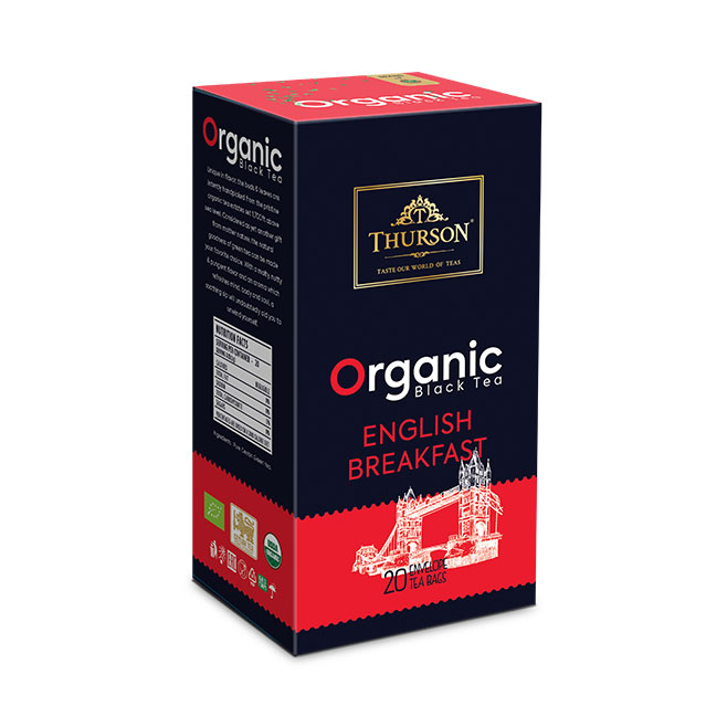 Té negro ecológico English Breakfast 20 sobres