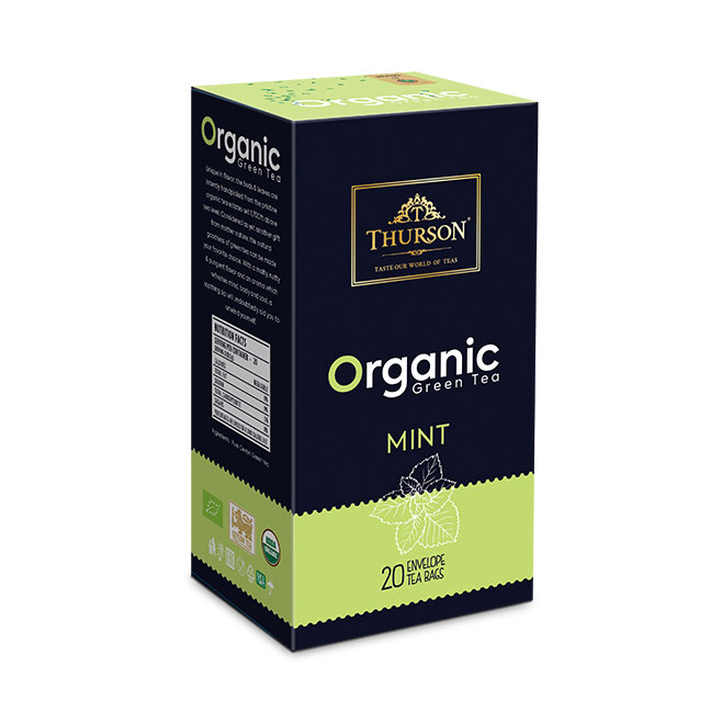 Organiczna zielona herbata miętowa