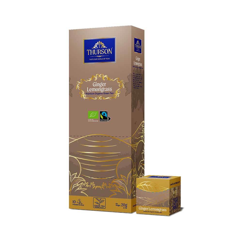 Thurson Ginger Lemongrass Organic Green Tea 20g
