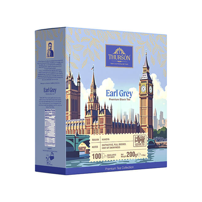 Ceylon Black Tea Earl Grey - 100 Tea Bags