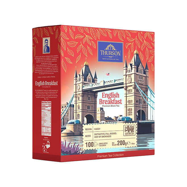 Ceylon Black Tea English Breakfast - 100 Tea Bags