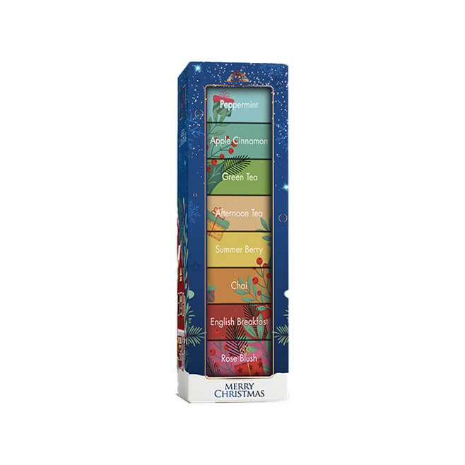 8 Box Tea Stack - 40 Enveloped Tea Bags
