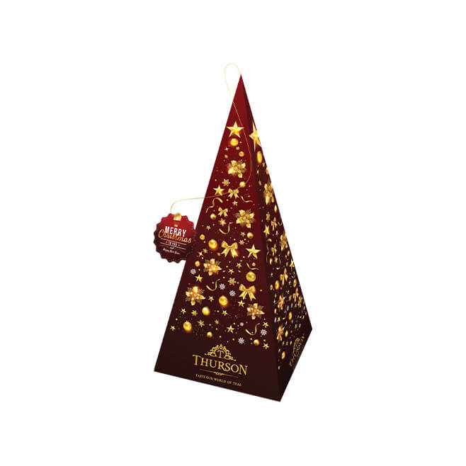 Black Tea Cranberry and Raspberry Pyramid - 20 String & Tag
