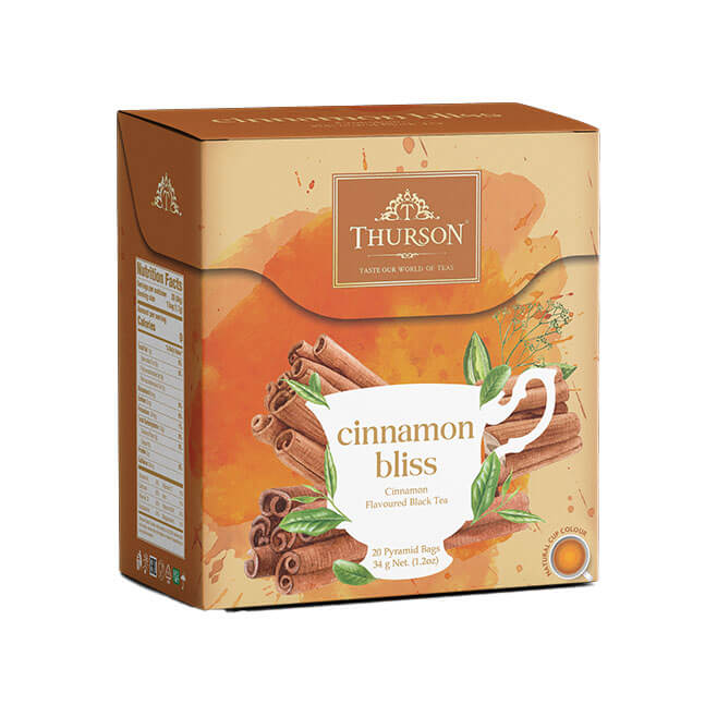 Ceylon Black Tea Cinnamon Bliss - 15 Pyramid Tea Bags