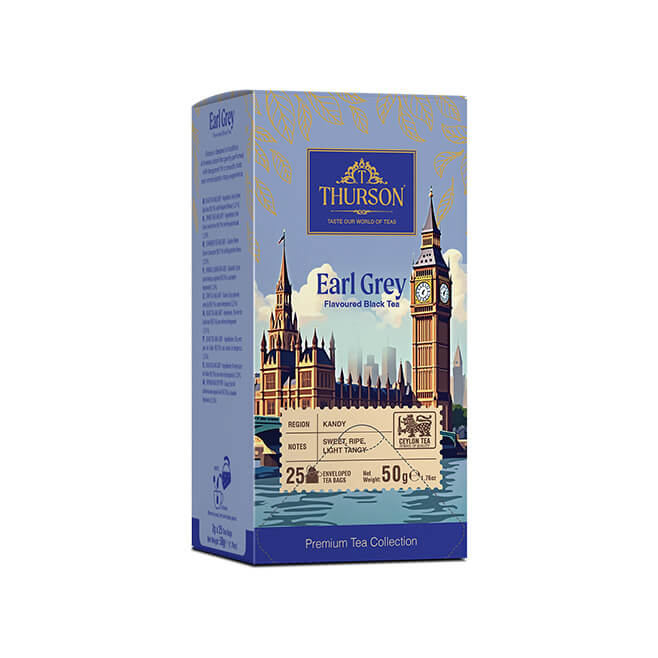 Ceylon Black Tea Earl Grey - 25 Enveloped