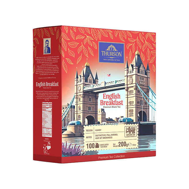 Ceylon Black Tea English Breakfast - 100 Enveloped