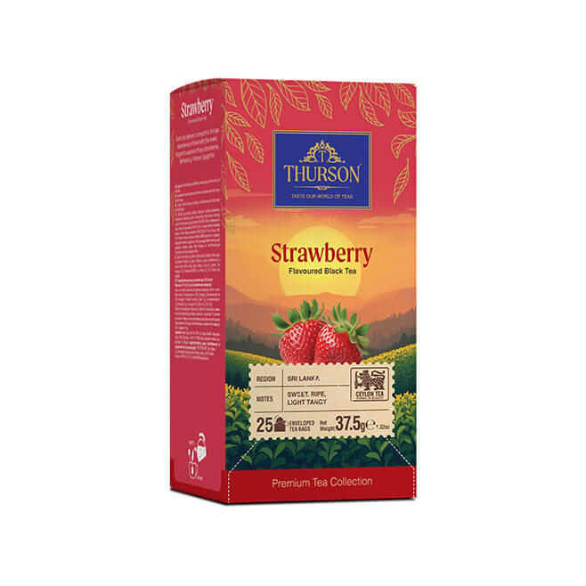 Ceylon Black Tea Strawberry - 25 Enveloped