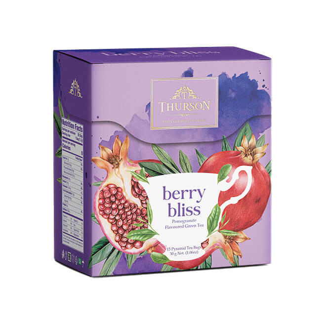 Green Tea Berry Bliss - 15 Pyramid Tea Bags