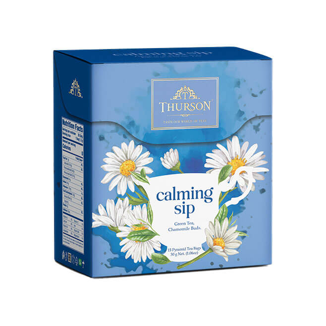 Green Tea Calming Sip - 15 Pyramid Tea Bags