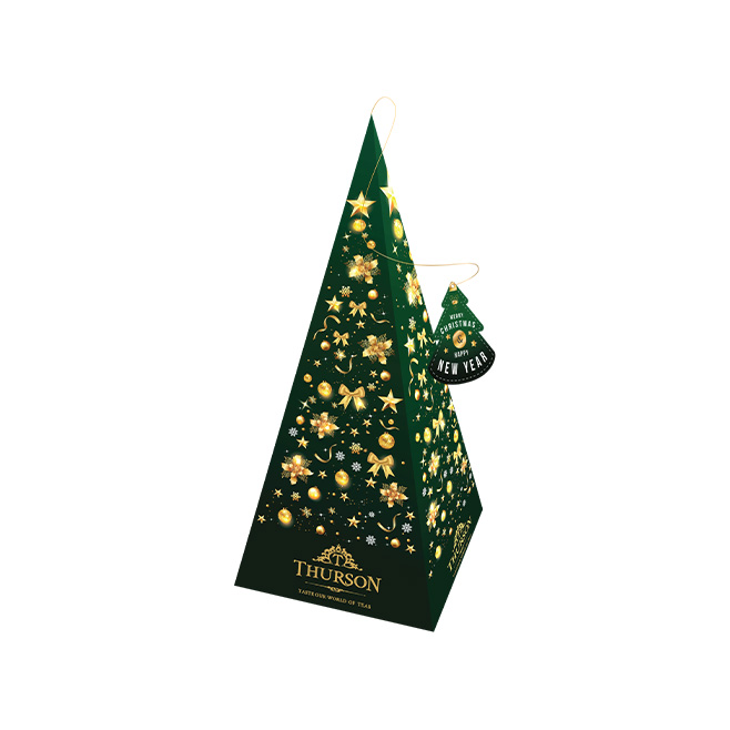 Green Tea Cherry Pyramid - 20 String & Tag