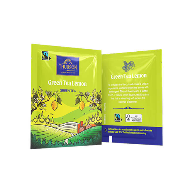 Fairtrade Green Tea Lemon - 25 Enveloped