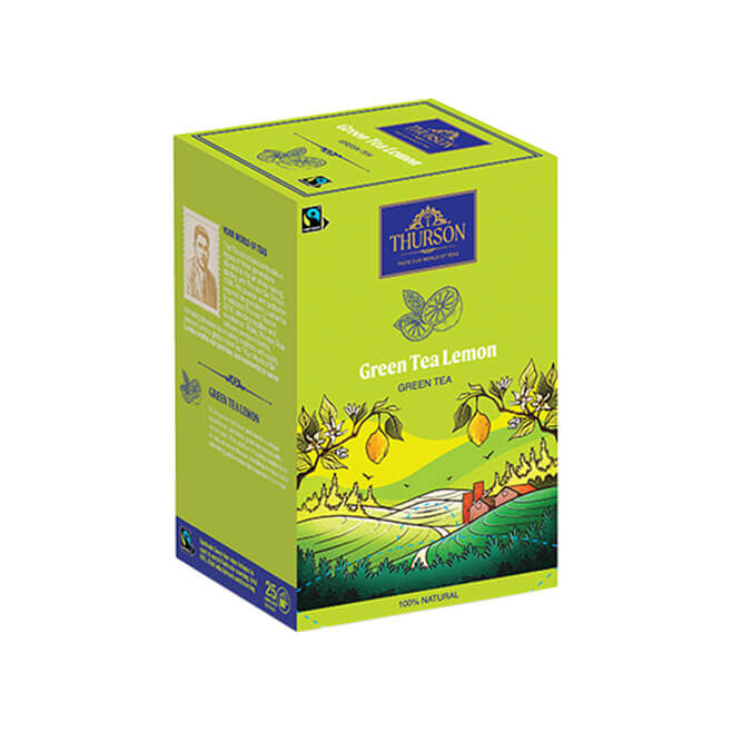 Fairtrade Green Tea Lemon - 25 Enveloped