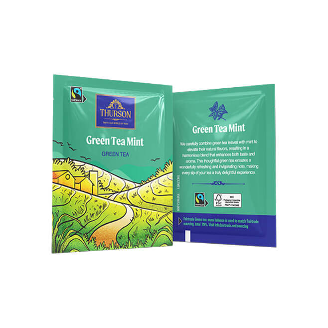 Fairtrade Green Tea Mint - 25 Enveloped