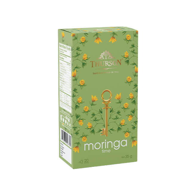 Green Tea Moringa Time - 20 String & Tag