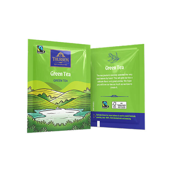 Fairtrade Green Tea Pure - 25 Enveloped