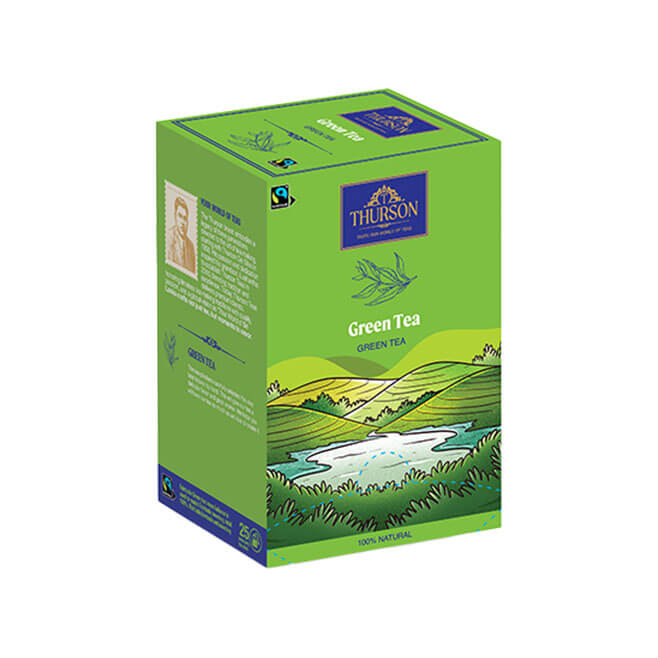 Fairtrade Green Tea Pure - 25 Enveloped