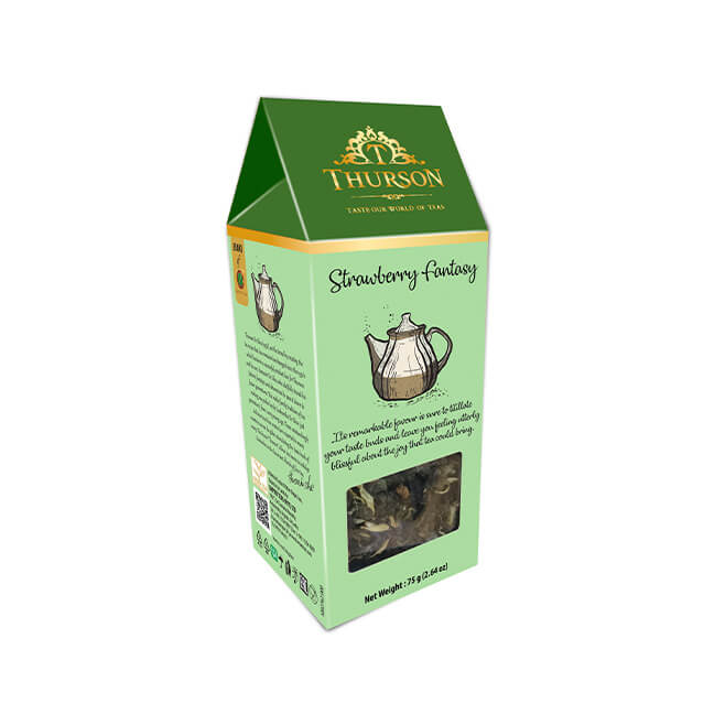Green Tea Strawberry Fantasy (Pkt) - Loose Leaf Tea