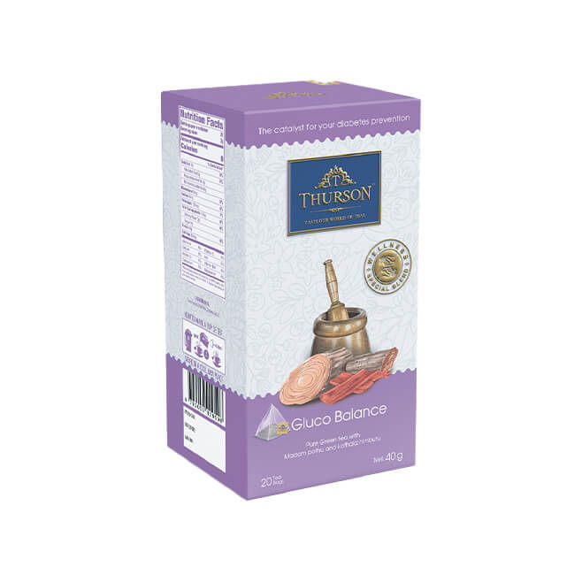 Green Tea Wellness Gluco Balance - 15 Pyramid Tea Bags