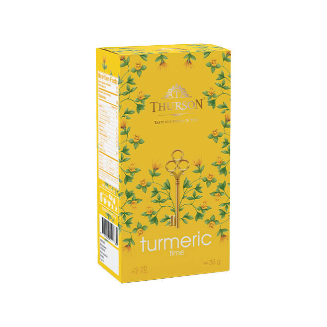 Herbal Tea Turmeric Time - 20 String & Tag