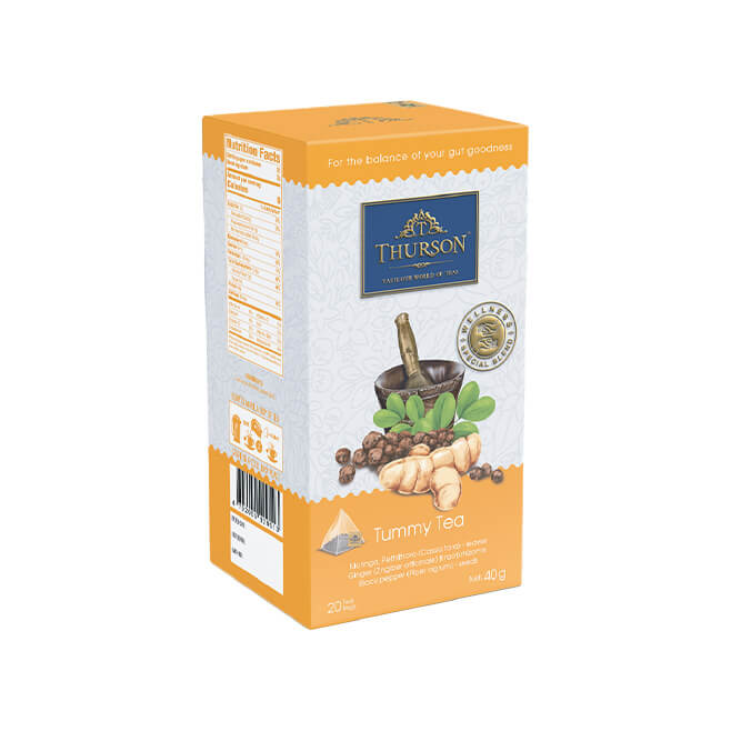 Herbal Tea Wellness Tummy Tea - 15 Pyramid Tea Bags