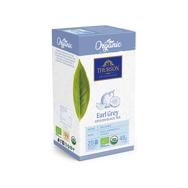 Organic Black Tea Earl Grey - 20 Enveloped