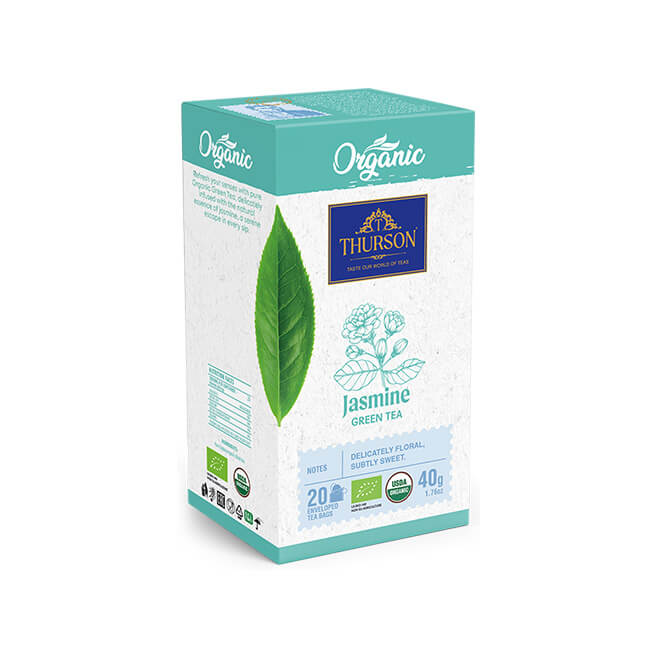 Organic Green Tea Jasmine - 20 Enveloped