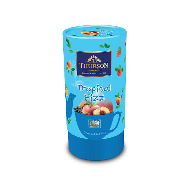 Tropical Fizz - Ceylon Black Leaf Tea 75g P/Can